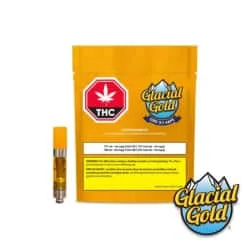 Anytime Fuzzy Mango 1:1 CBD:THC 510 Vape Cartridge 1g (Glacial Gold)