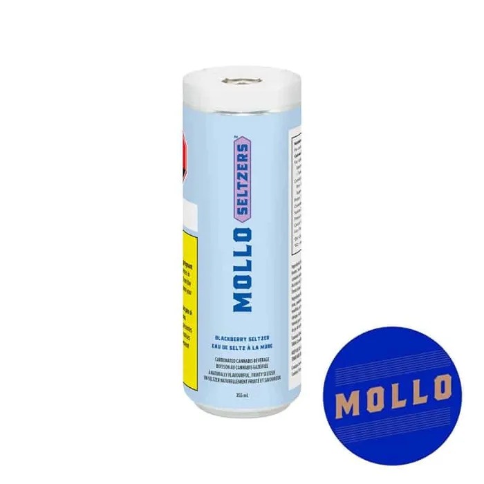 Blackberry Seltzer 1 x 355ml (Mollo Seltzers)