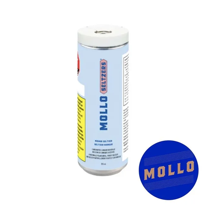 Mango Seltzer 1 x 355ml (Mollo)