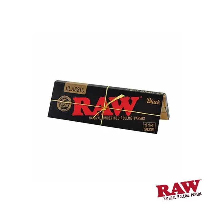 Raw – Black – 1 1/4